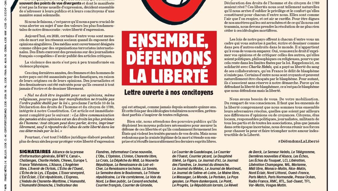 «Les médias français écrasent la liberté d’expression»